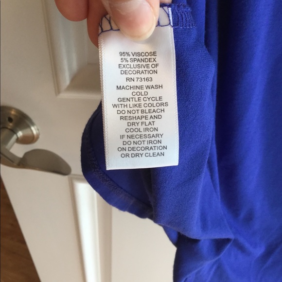 Royal blue stretchy dress - Picture 3 of 5